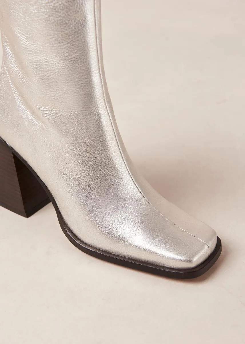Alohas - South Shimmer Ankle Boots - Silver