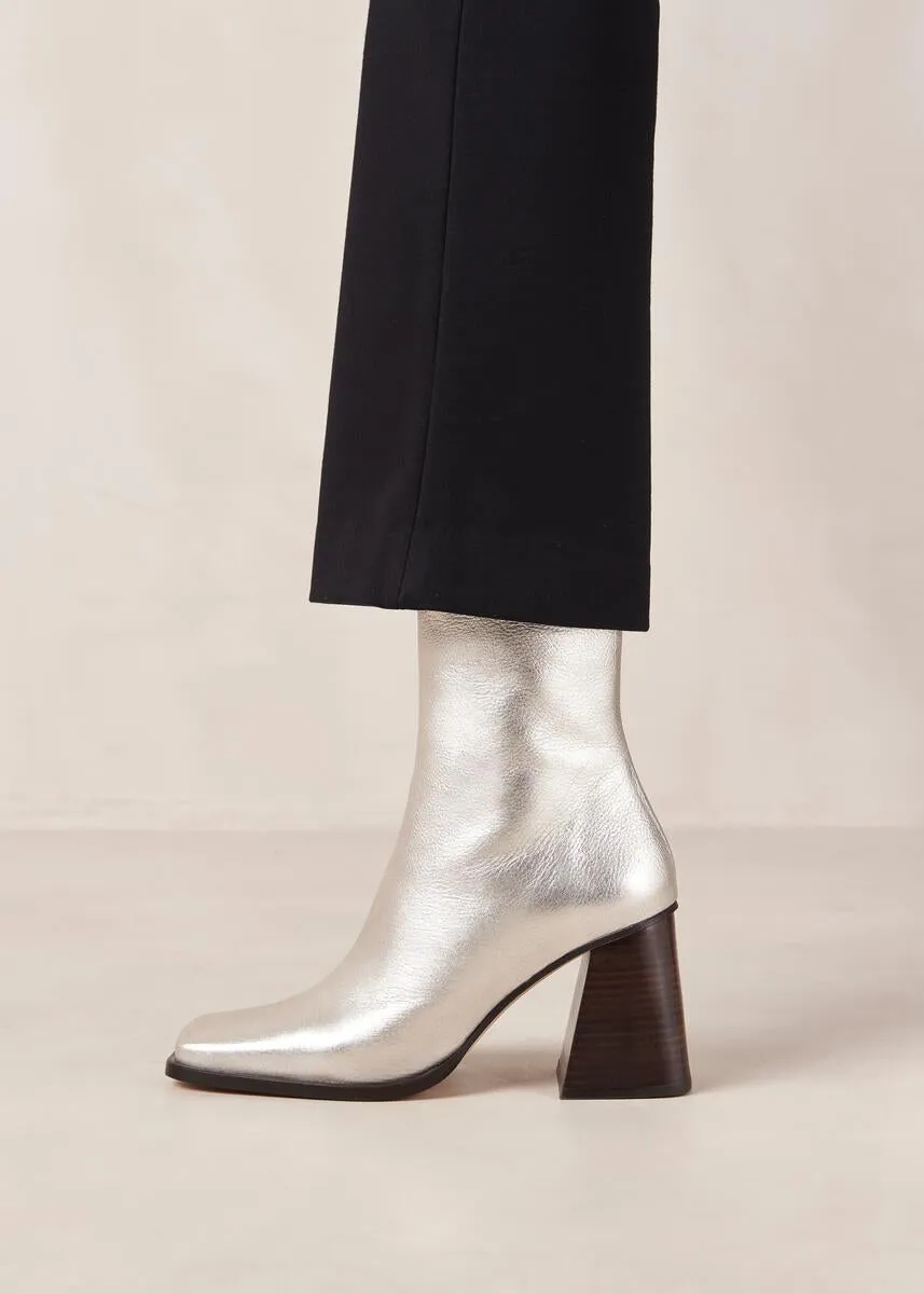 Alohas - South Shimmer Ankle Boots - Silver