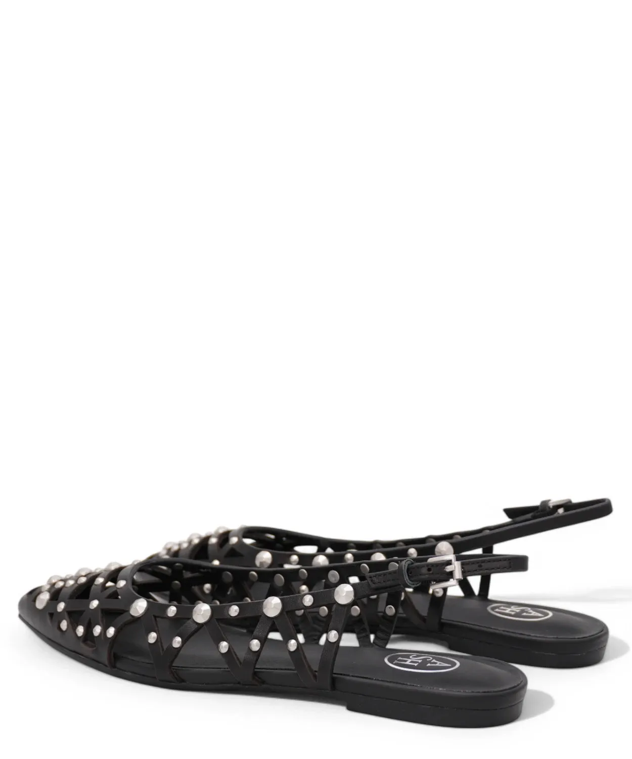 Bazaar Ballerine Slingback in Pelle con Borchie