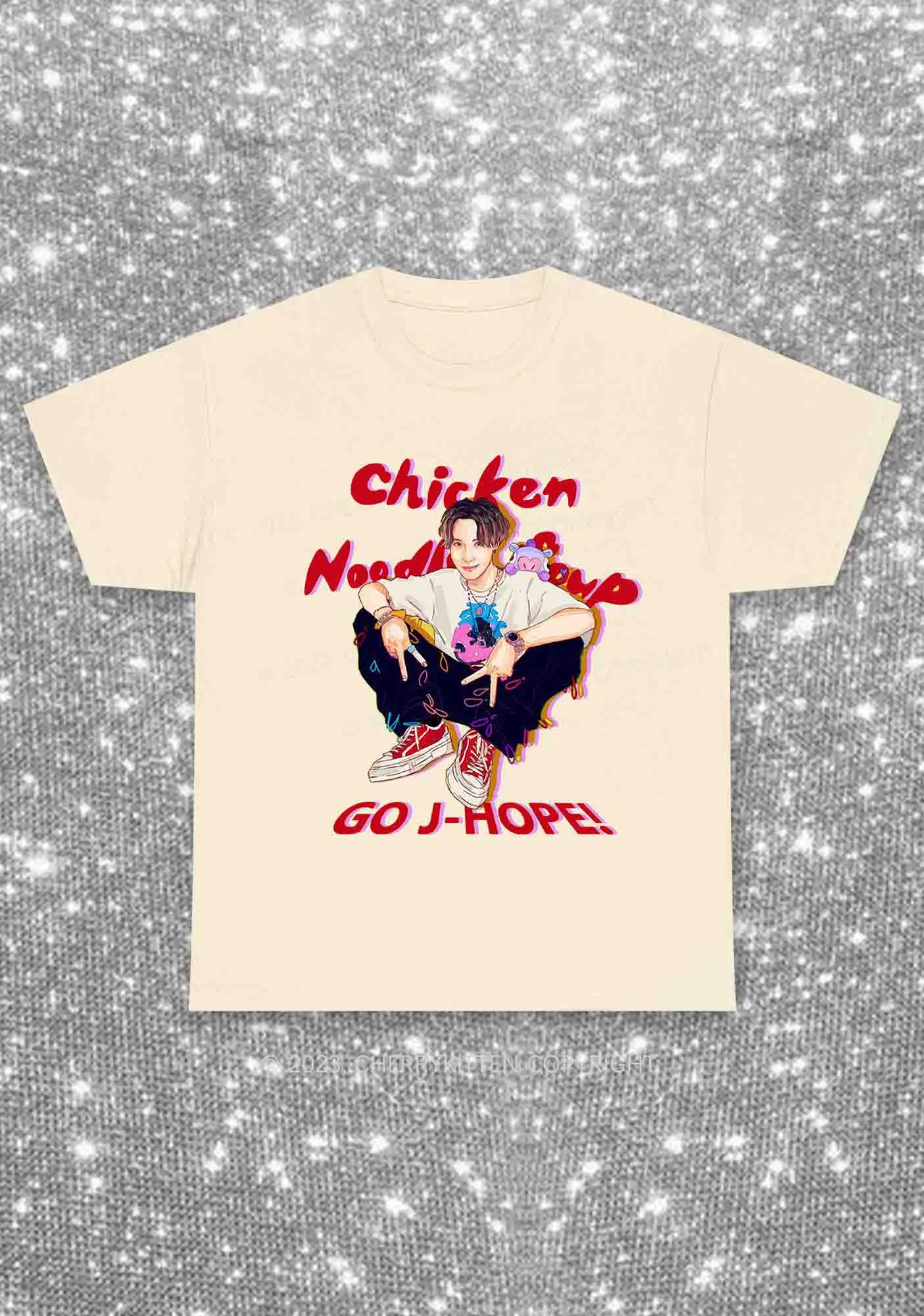 Go JH Kpop Y2K Chunky Shirt Cherrykitten