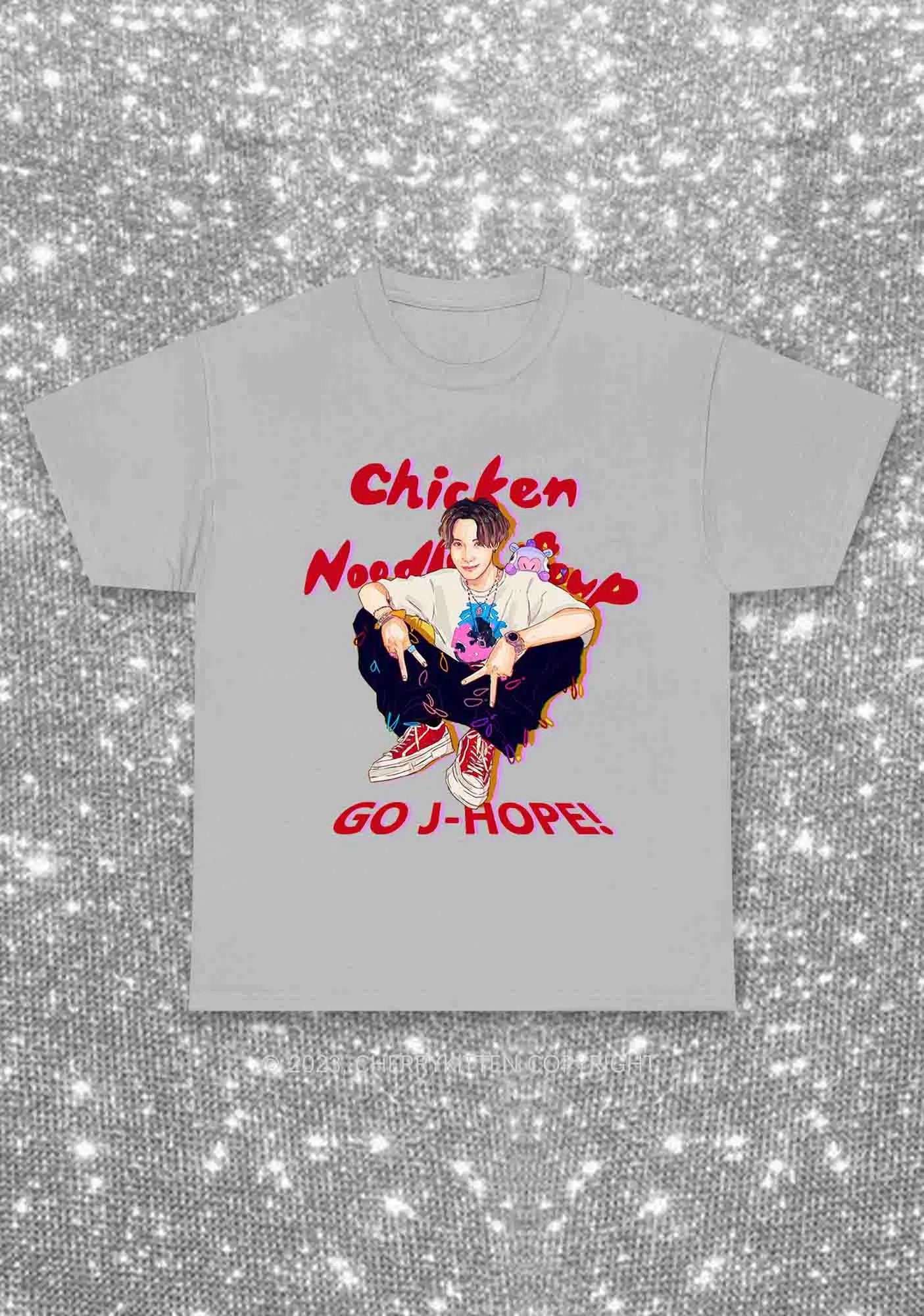 Go JH Kpop Y2K Chunky Shirt Cherrykitten