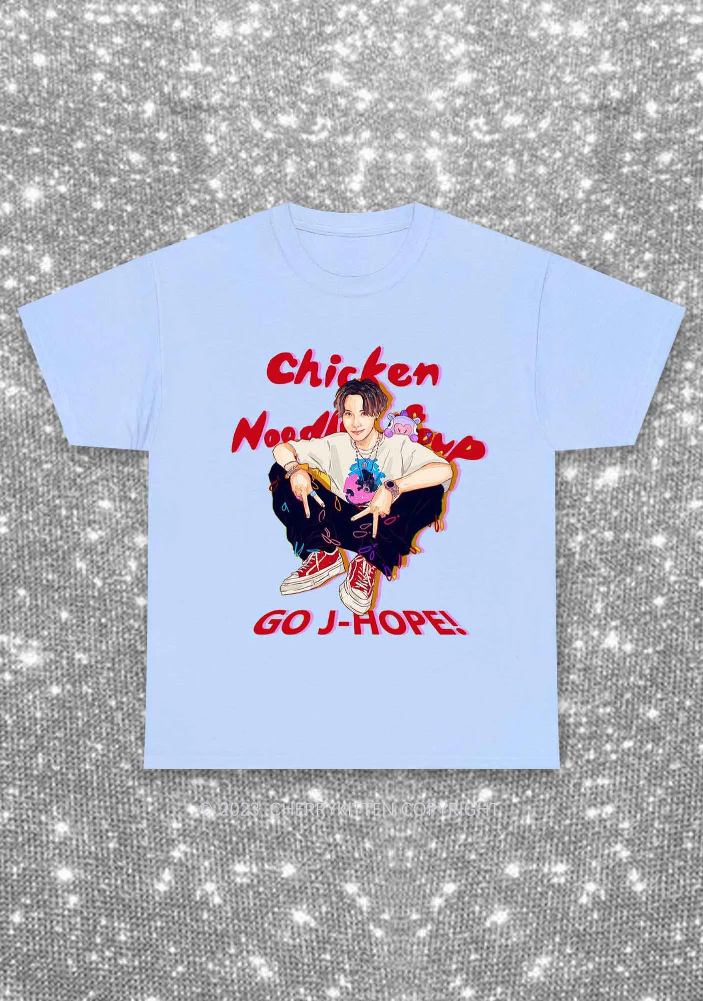 Go JH Kpop Y2K Chunky Shirt Cherrykitten