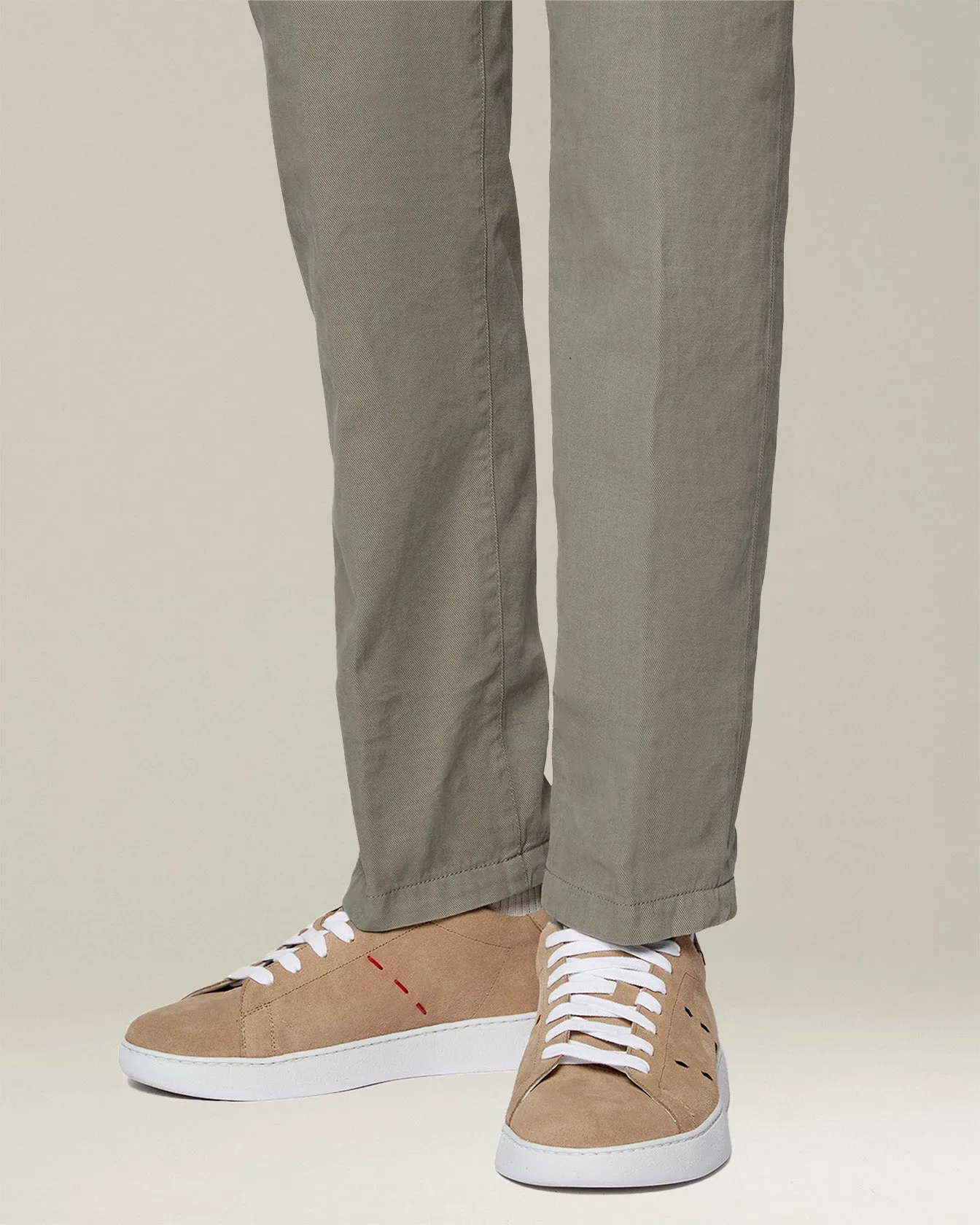 LEATHER STITCHING SNEAKERS