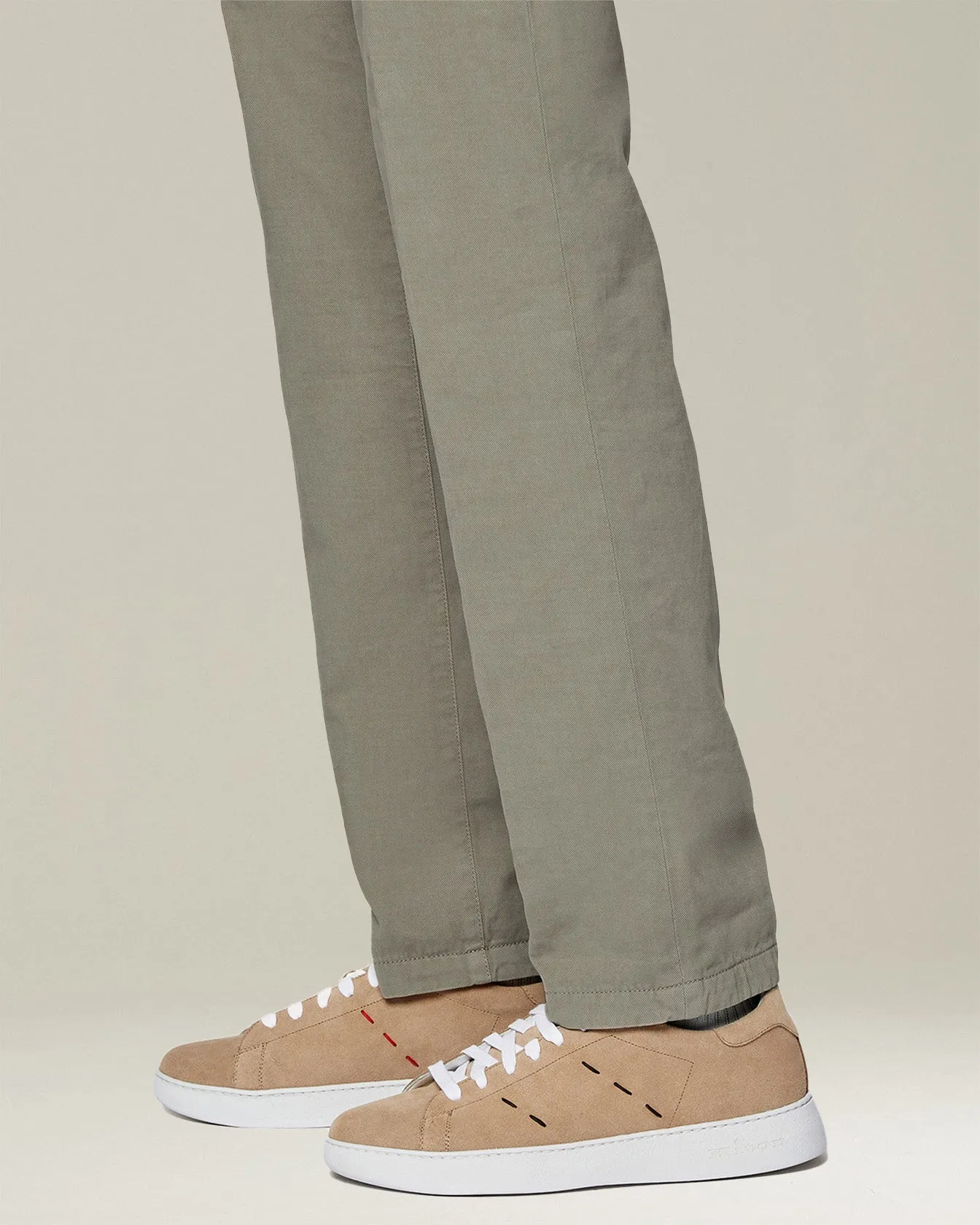 LEATHER STITCHING SNEAKERS