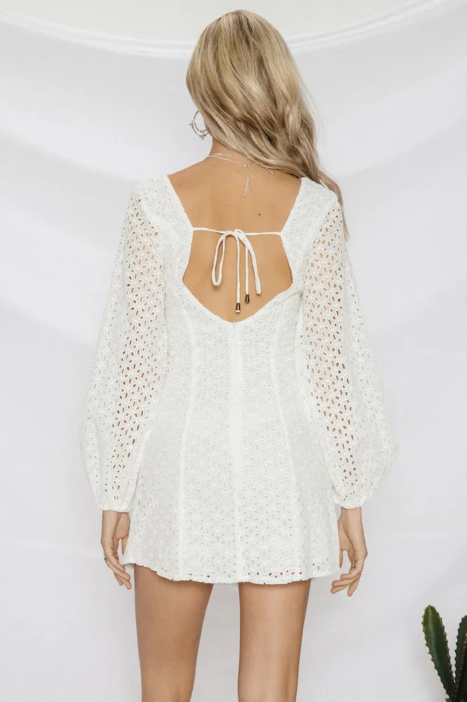 One Life's Enough Dress White