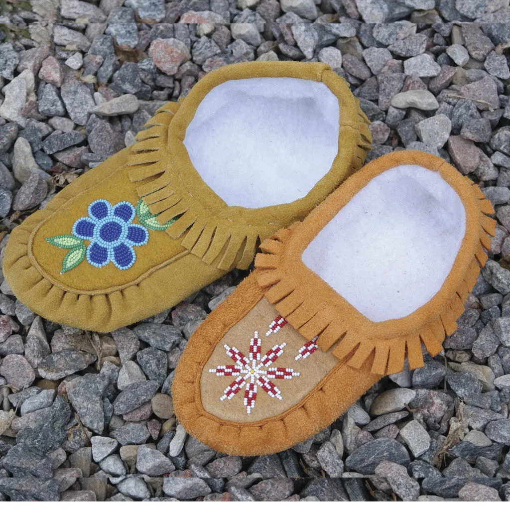 Unisex Handmade Moccasins With No Fur