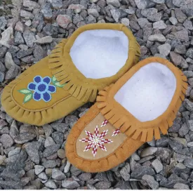 Unisex Handmade Moccasins With No Fur