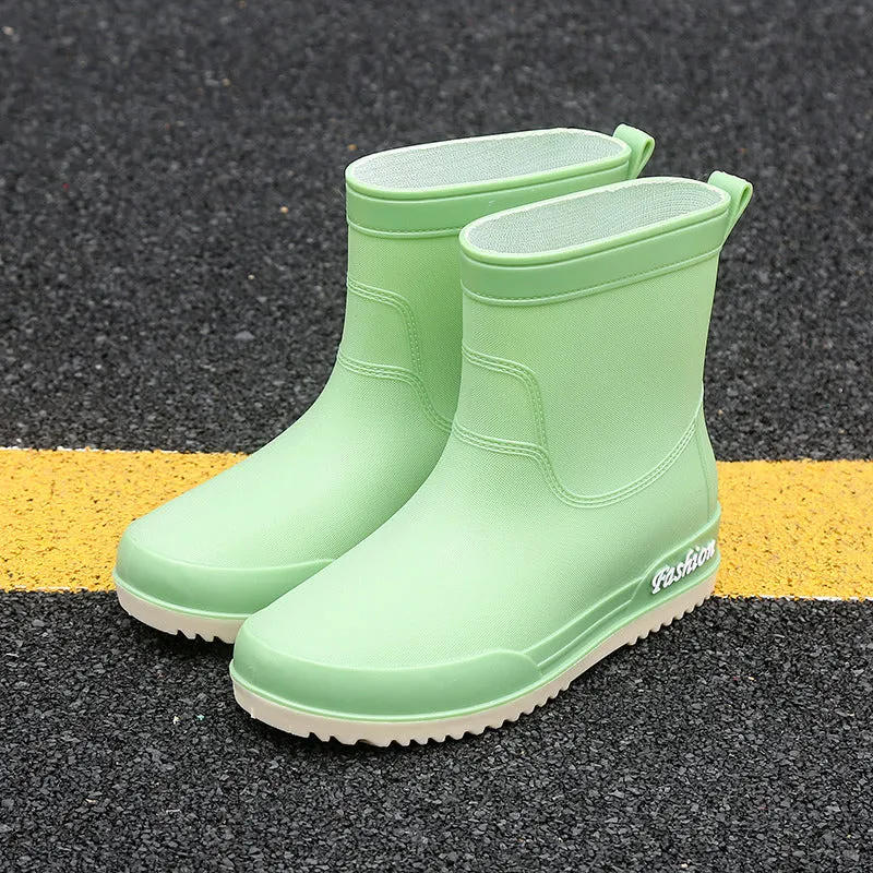 Waterproof Rain Boots Work Shoes Non Slip Anti Skip Water Shoes