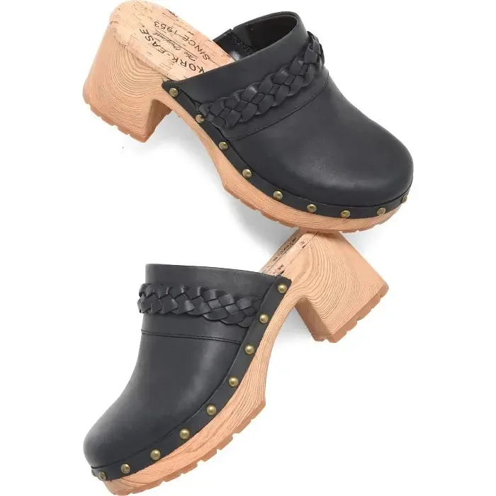 Women’s Kork-Ease Tilly – Artisan Clog with Hand-Finished Leather