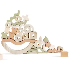 Wooden Board Game "Creative Balancer" - Pastel Colors by Babai